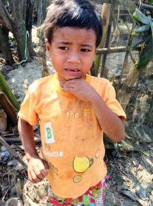 Child - Bamboo Village - Dala, Burma
